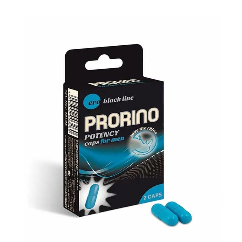 PRORINO Potency Capsules For Men 2 Pc Hot Ero Discreet Intimate Essentials.