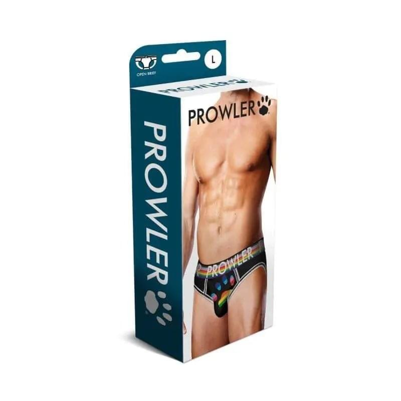 Prowler Oversized Paw Open Back Brief Black Prowler Discreet Intimate Essentials.