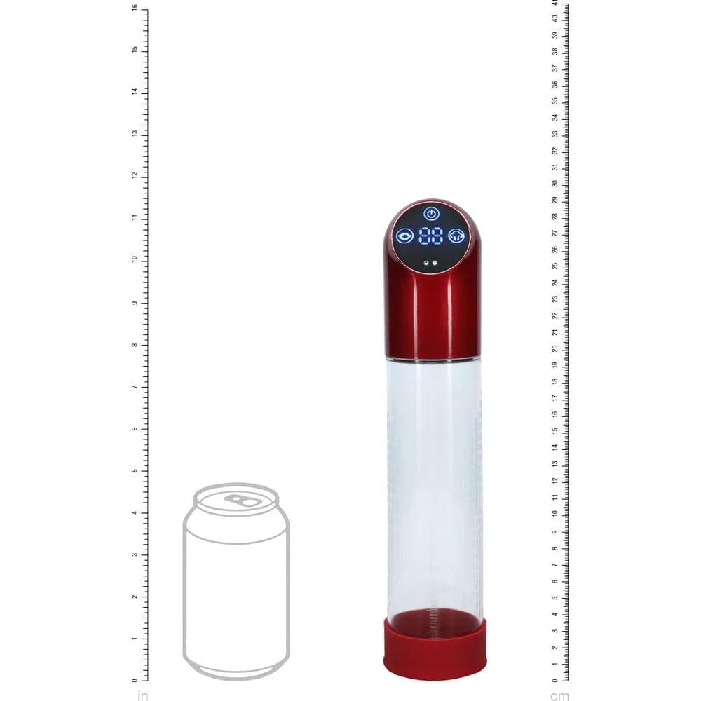 PUMPED Automatic Waterproof Pump - Metal  - /Clear USB Rechargeable Automatic Penis Pump Shots Toys Discreet Intimate Essentials.
