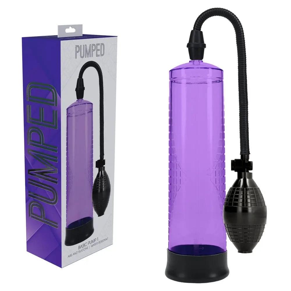 PUMPED Basic Pump 1 -  -  Penis Pump Shots Toys Discreet Intimate Essentials.
