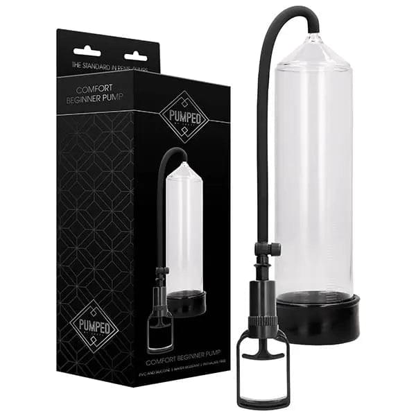 Pumped Comfort Beginner Pump - Clear Penis Pump Shots Toys Discreet Intimate Essentials.