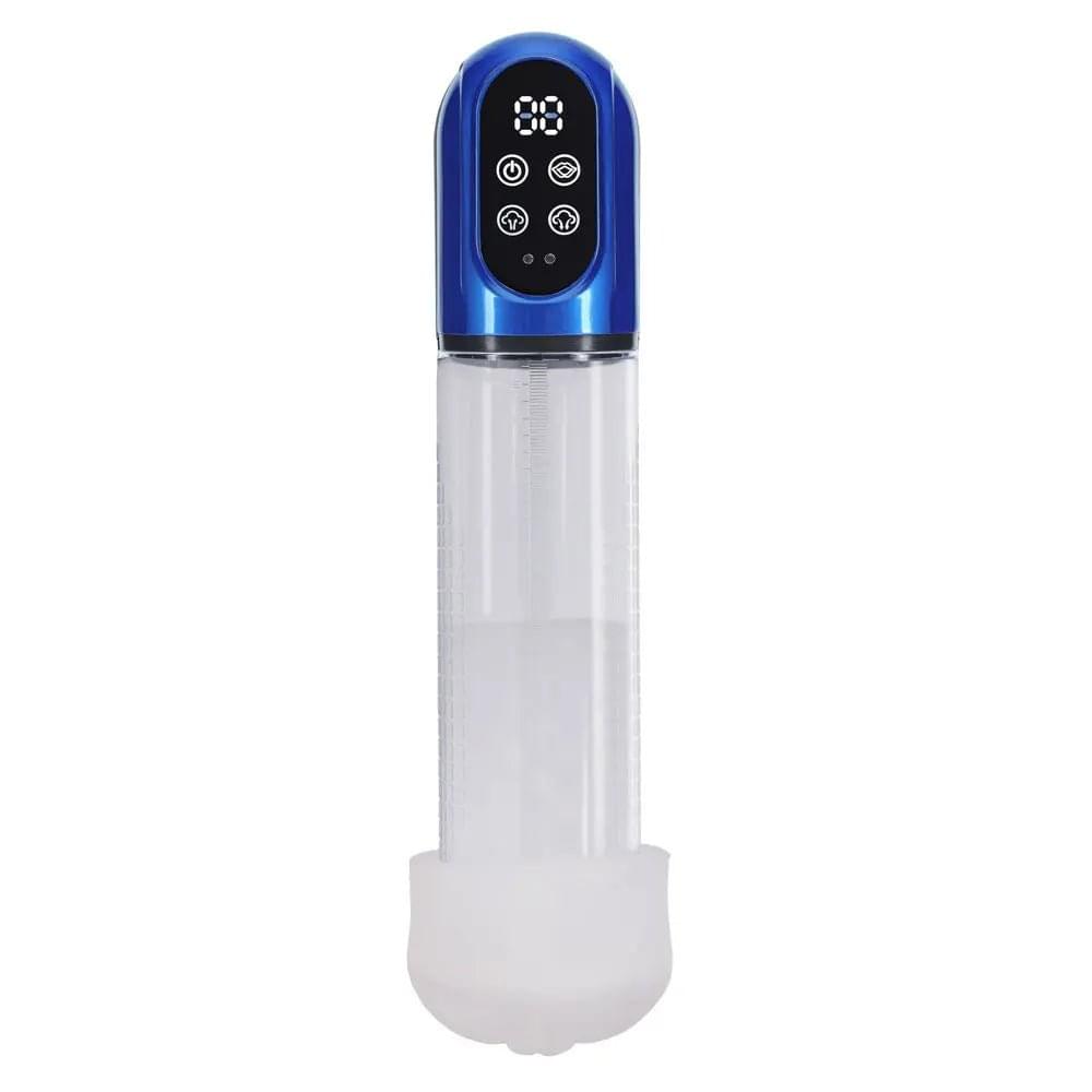 PUMPED Engage Automatic Penis Pump -  - Metallic  USB Rechargeable Auto Penis Pump Shots Toys Discreet Intimate Essentials.