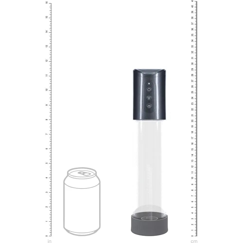PUMPED Hyperpump Automatic Pump - Gunmetal - Gunmetal Grey USB Rechargeable Auto Penis Pump Shots Toys Discreet Intimate Essentials.