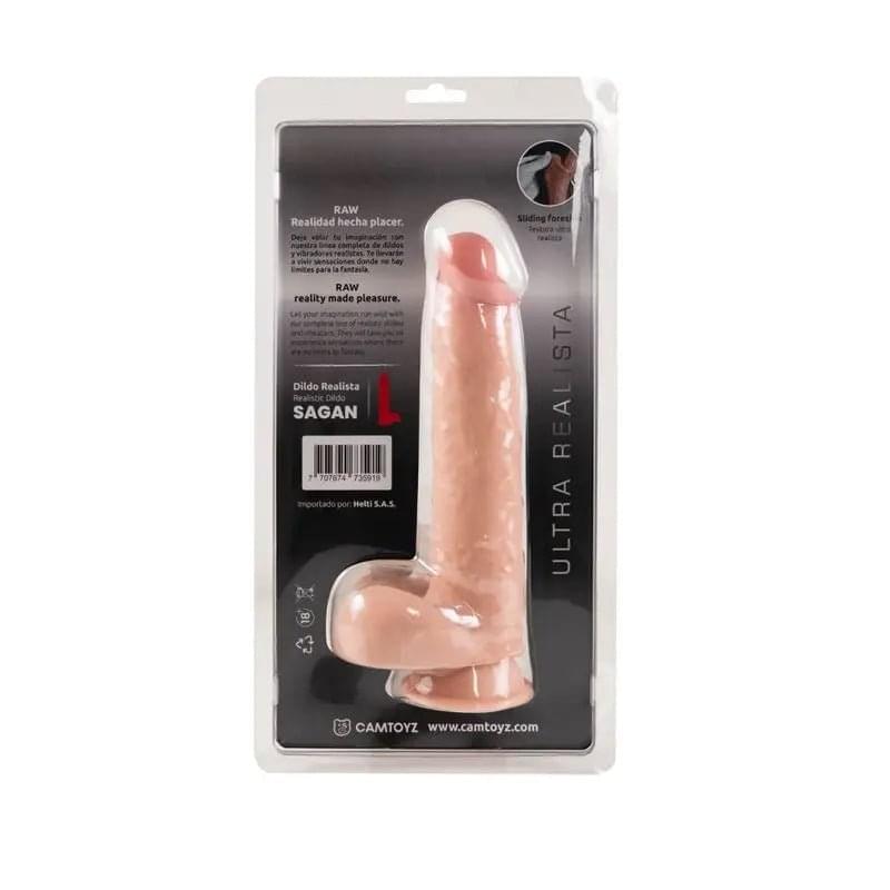 Raw Ultra Realistic Double Layered Dildo Sagan Large RAW Discreet Intimate Essentials.