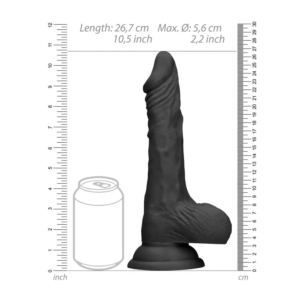 REALROCK 10'' Realistic Dong with Balls -  -  25.4 cm Dong Shots Toys Discreet Intimate Essentials.