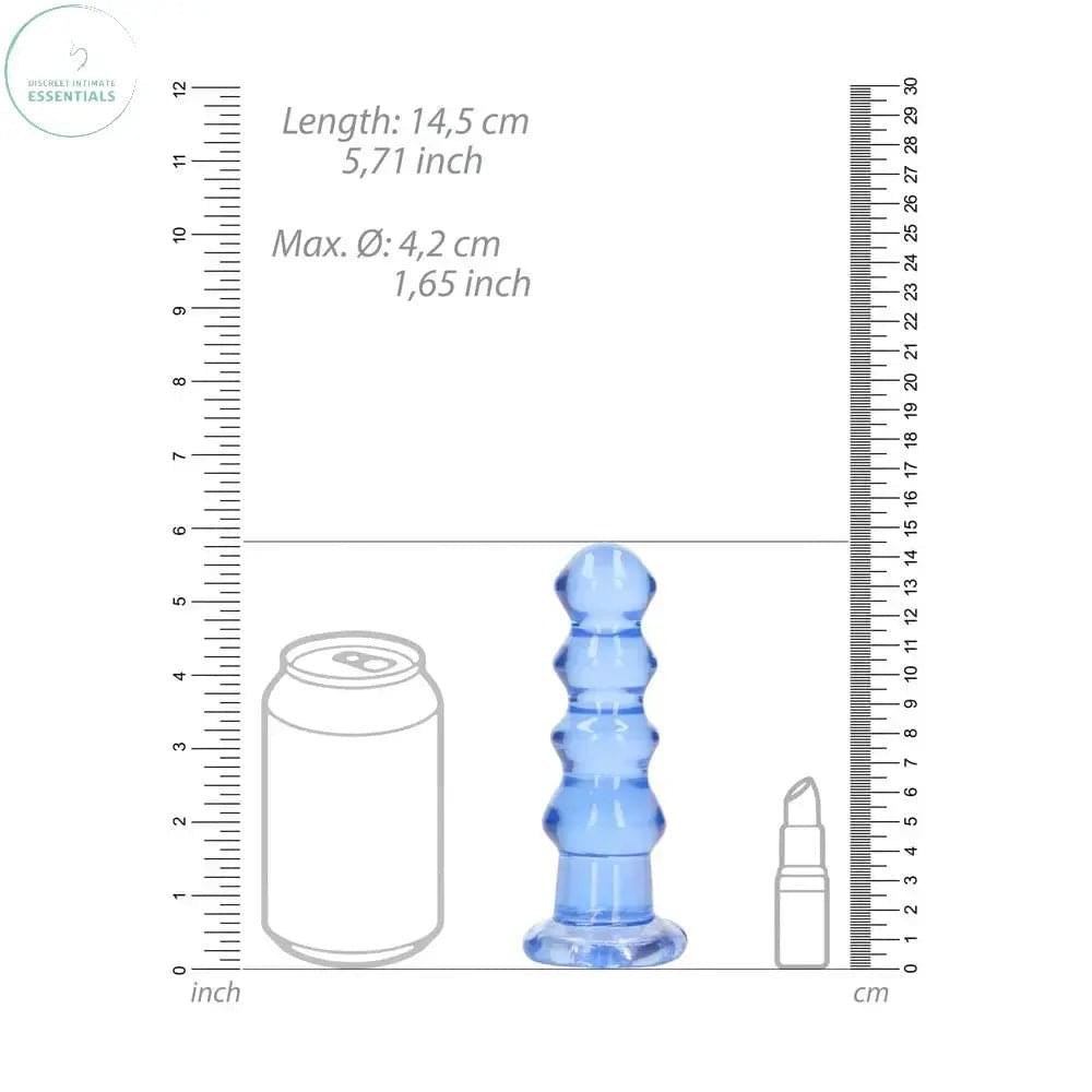 REALROCK 14 cm Curvy Anal Plug -  -  14 cm (4.5'') Butt Plug Shots Toys Discreet Intimate Essentials.