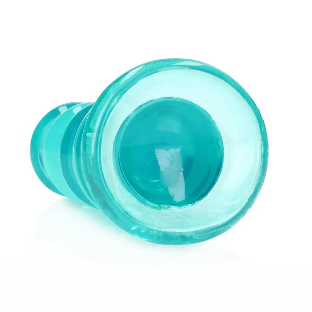 REALROCK 14 cm Curvy Anal Plug - Turquoise - Turquoise 14 cm (4.5'') Butt Plug Shots Toys Discreet Intimate Essentials.