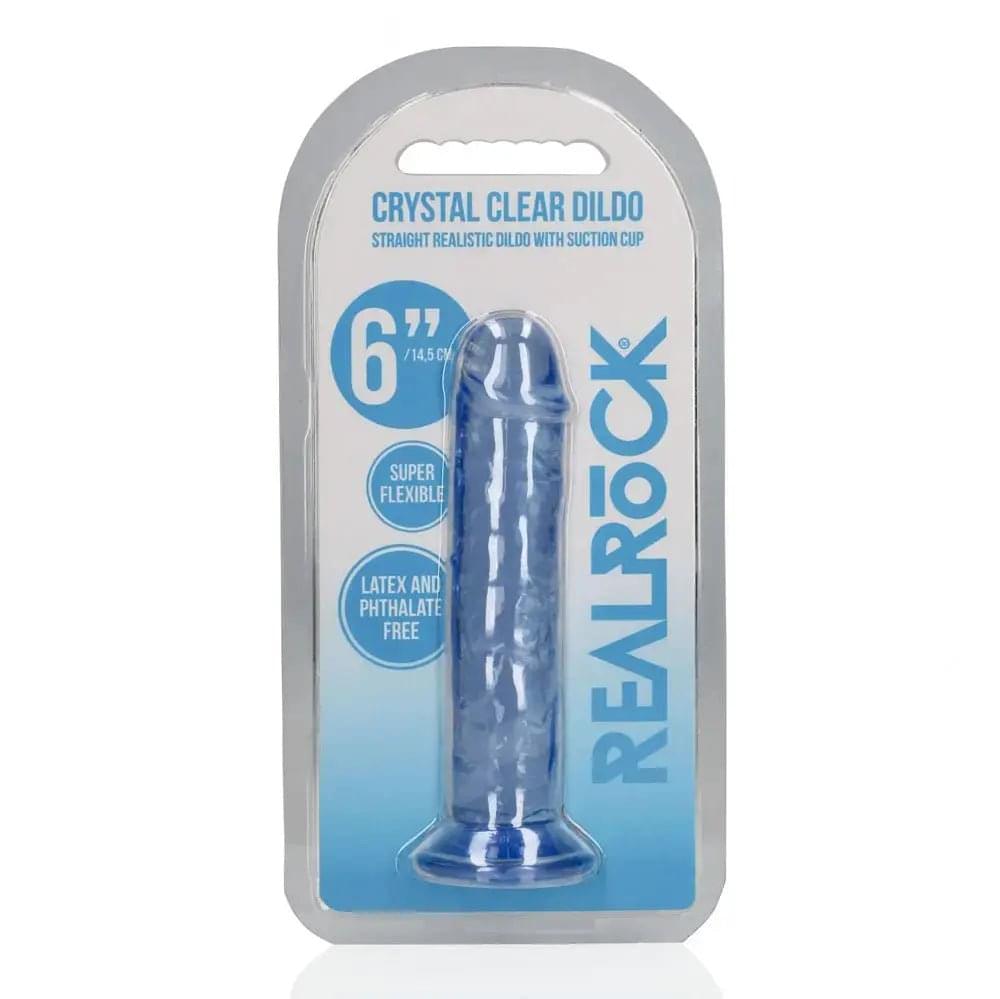 REALROCK 15.5 cm Straight Dildo -  -  15.5 cm (6'') Dong Shots Toys Discreet Intimate Essentials.