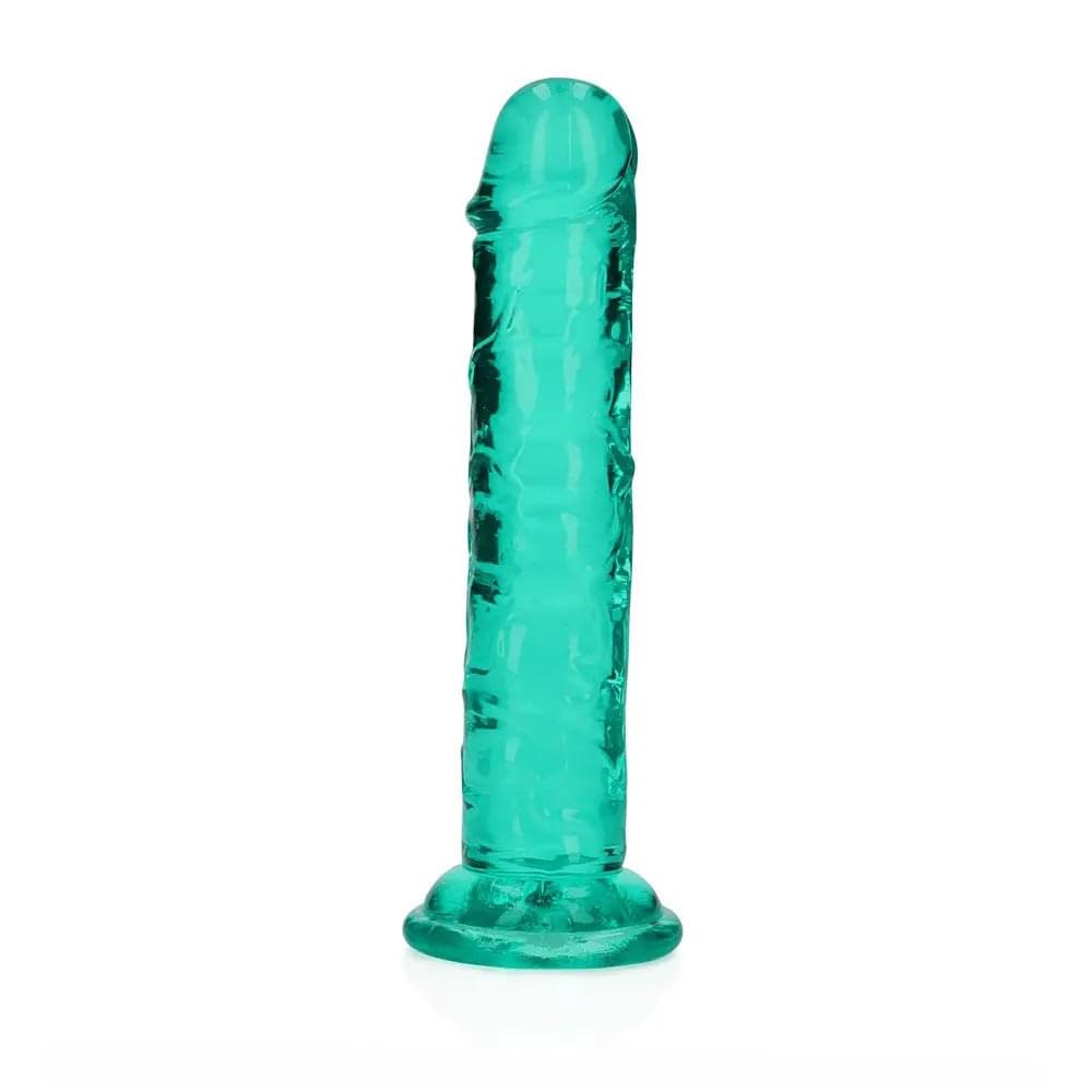 REALROCK 15.5 cm Straight Dildo - Turquoise - Turquoise 15.5 cm (6'') Dong Shots Toys Discreet Intimate Essentials.