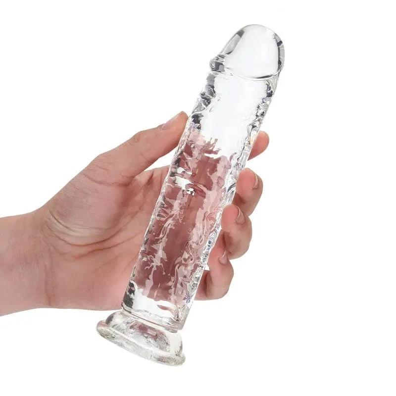 REALROCK 18 cm Straight Dildo -  -  18 cm (7'') Dong Shots Toys Discreet Intimate Essentials.