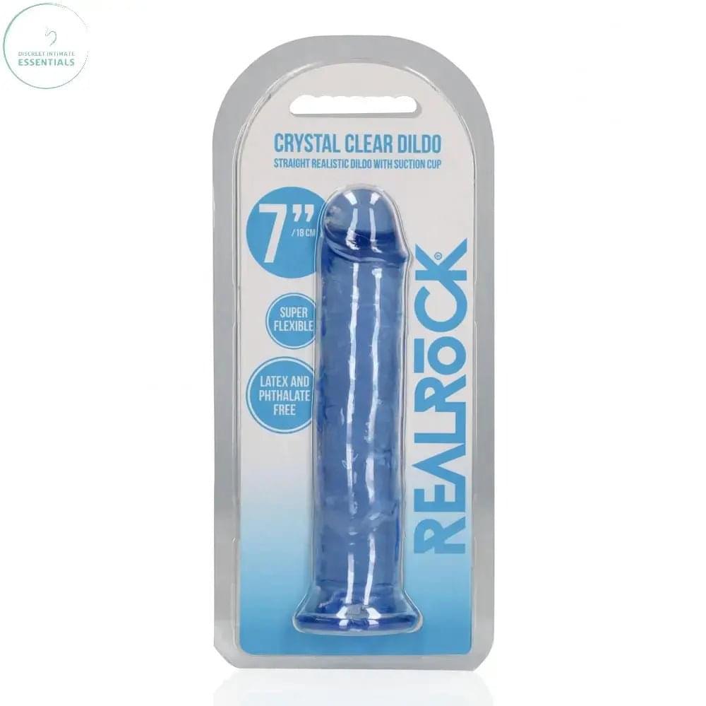 REALROCK 18 cm Straight Dildo -  -  18 cm (7'') Dong Shots Toys Discreet Intimate Essentials.