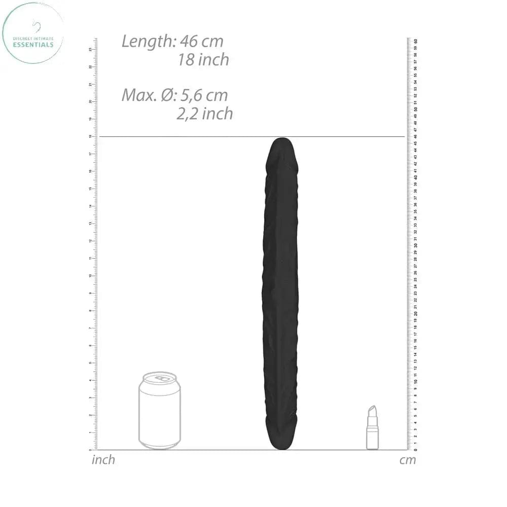 REALROCK 18'' Double Dildo -  -  46 cm Double Dong Shots Toys Discreet Intimate Essentials.