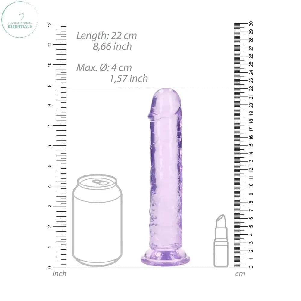REALROCK 20 cm Straight Dildo -  -  20 cm (8'') Dong Shots Toys Discreet Intimate Essentials.