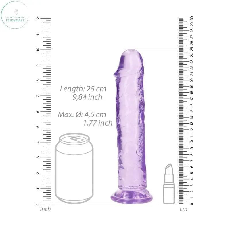 REALROCK 25 cm Straight Dildo -  -  25 cm (10'') Dong Shots Toys Discreet Intimate Essentials.