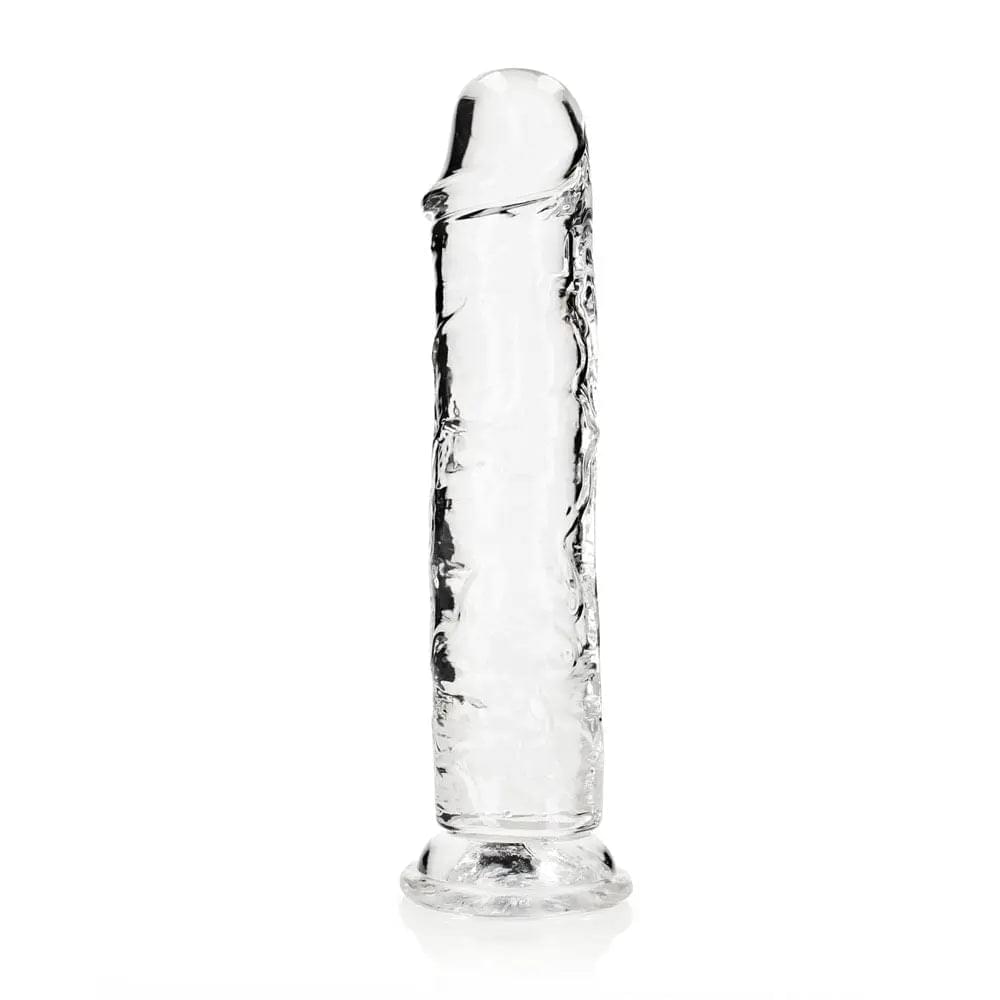 REALROCK 28 cm Straight Dildo - Transparent -  28 cm (10'') Dong Shots Toys Discreet Intimate Essentials.