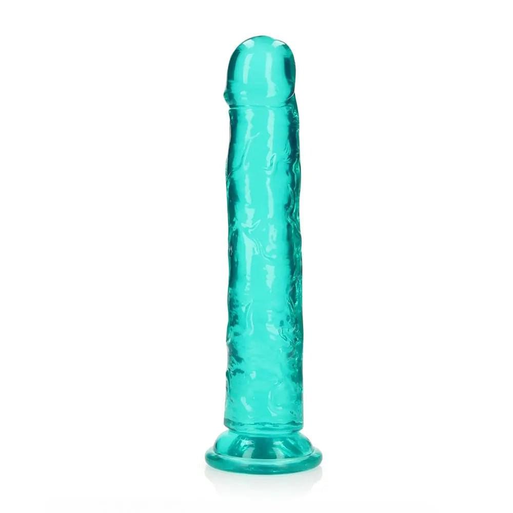 REALROCK 28 cm Straight Dildo - Turquoise - Turquoise 28 cm (10'') Dong Shots Toys Discreet Intimate Essentials.