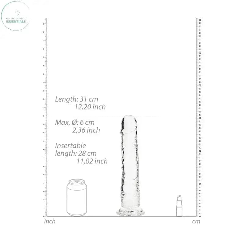 REALROCK 31 cm Straight Dildo -  -  31 cm (11'') Dong Shots Toys Discreet Intimate Essentials.