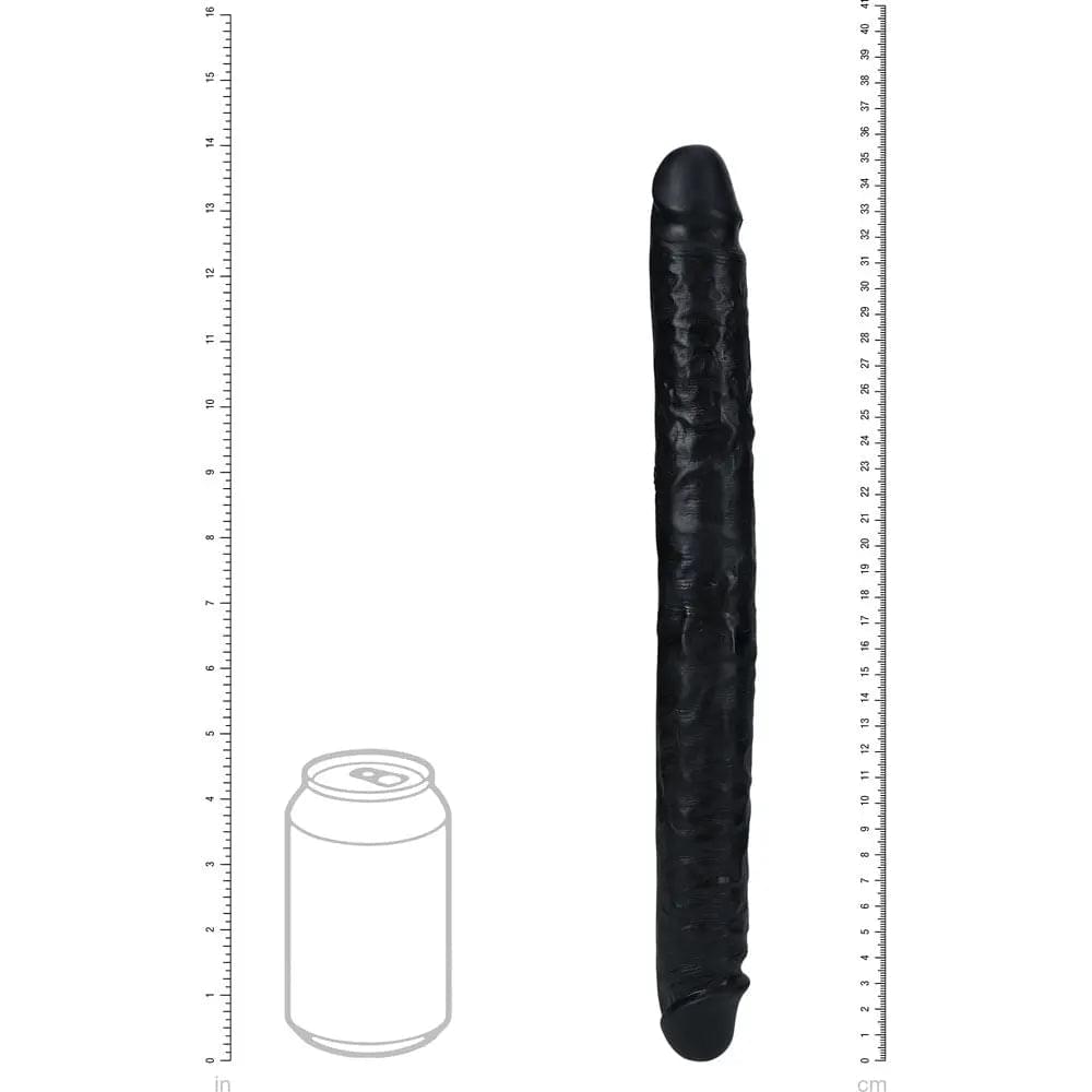 REALROCK 35cm Slim Double Dildo -  -  35 cm (14'') Double Dong Shots Toys Discreet Intimate Essentials.