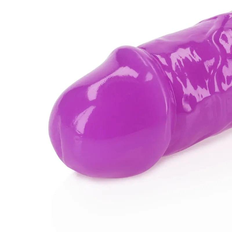 REALROCK 38 cm Double Dong Glow -  -  38 cm (15'') Double Dong Shots Toys Discreet Intimate Essentials.