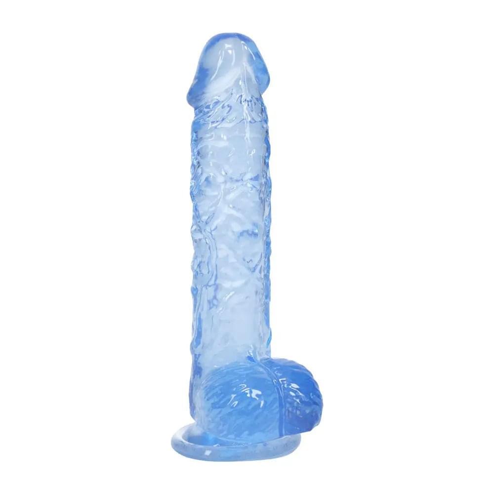 REALROCK 5'' Crystal Clear Dildo with Balls -  - Clear  14.7 cm Dong Shots Toys Discreet Intimate Essentials.