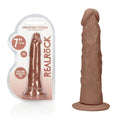 REALROCK 7'' Realistic Dildo - Tan - Tan 17.8 cm Dong Shots Toys Discreet Intimate Essentials.