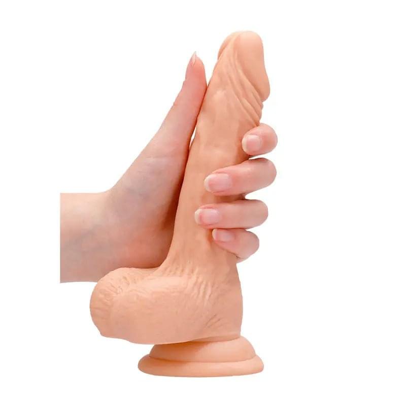 REALROCK 7'' Realistic Dildo With Balls -  17.8 cm Dong Shots Toys Discreet Intimate Essentials.