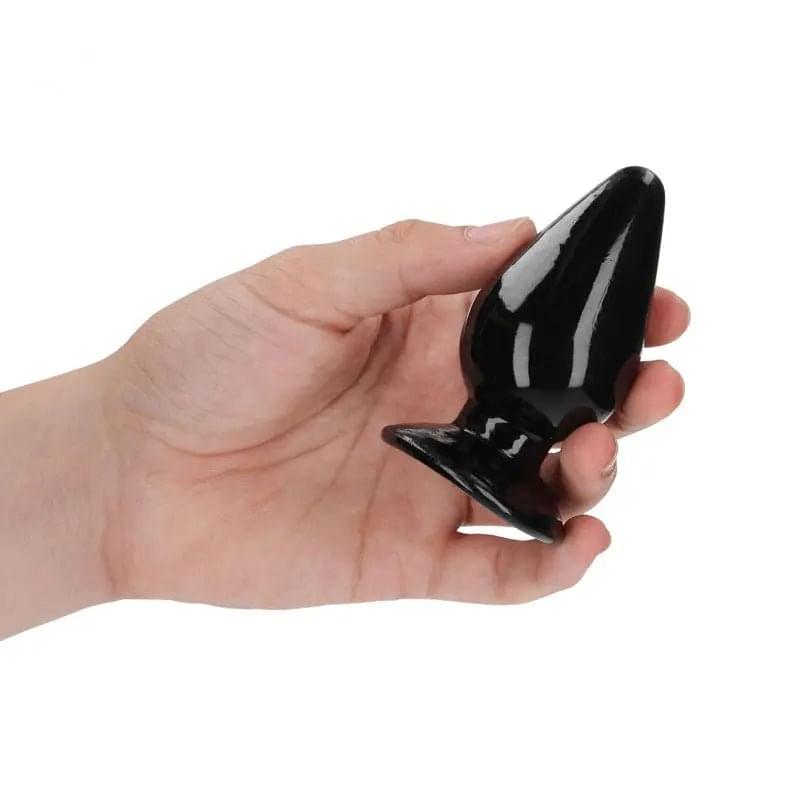 REALROCK 9 cm Anal Plug -  -  9 cm (3.5'') Butt Plug Shots Toys Discreet Intimate Essentials.