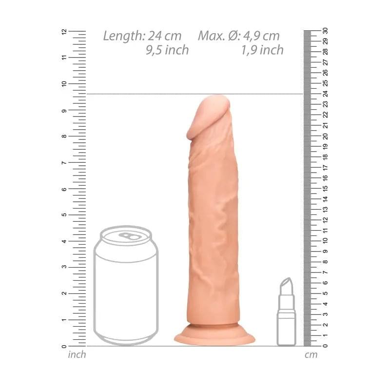 REALROCK 9'' Realistic Dildo -  22.9 cm Dong Shots Toys Discreet Intimate Essentials.