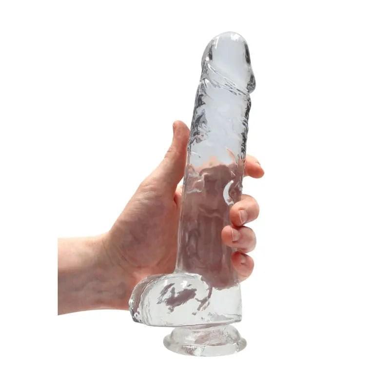 RealRock 9'' Realistic Dildo With Balls -  22.9 cm Dong Shots Toys Discreet Intimate Essentials.