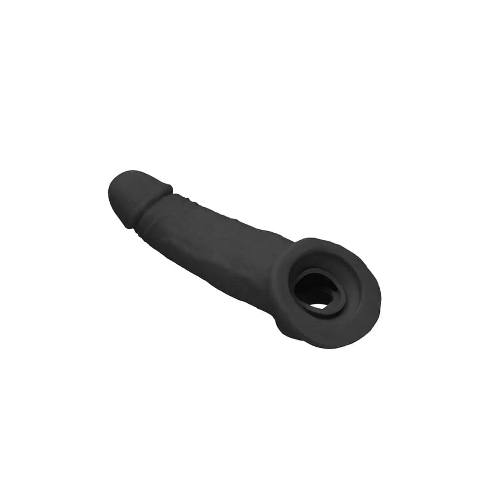 REALROCK 9'' Realistic Penis Extender with Rings -  -  22.9 cm Penis Extension Sleeve Shots Toys Discreet Intimate Essentials.