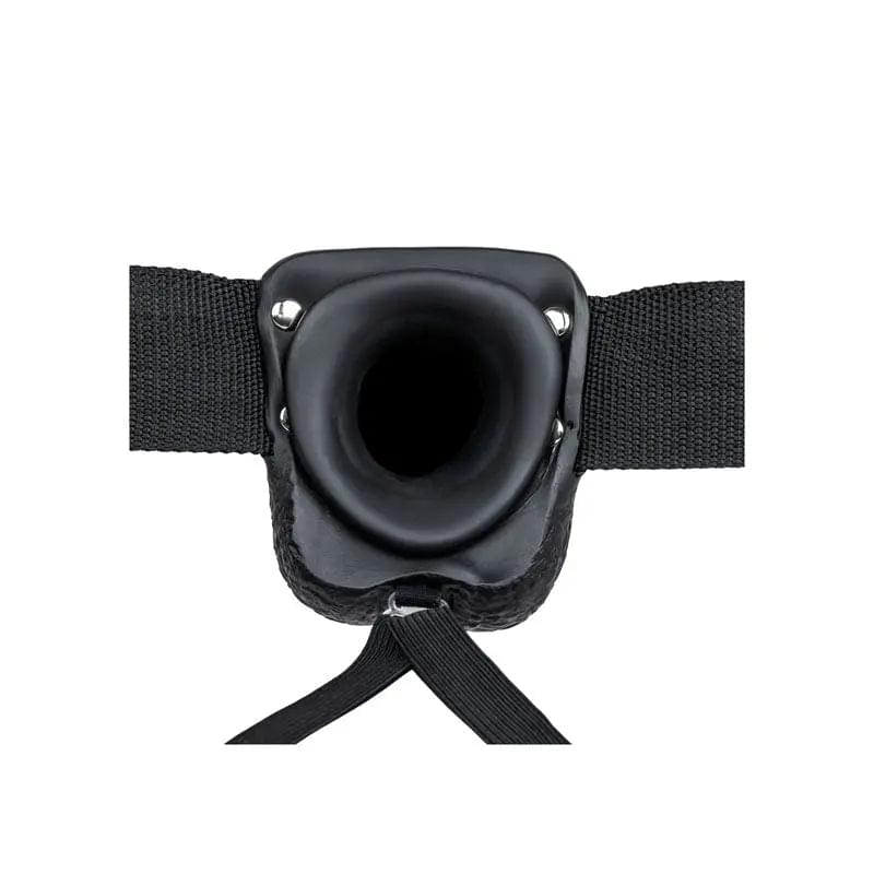 REALROCK Hollow Strapon with Balls - 23 cm  -  23 cm Hollow Strap-On Shots Toys Discreet Intimate Essentials.
