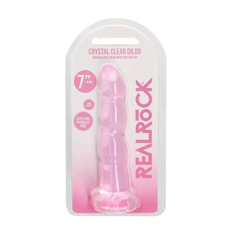 REALROCK Non Realistic Dildo With Suctio - Shots Toys Discreet Intimate Essentials.