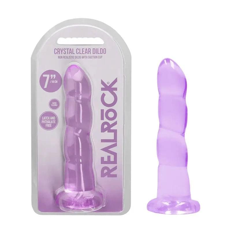 REALROCK Non Realistic Dildo With Suctio - Shots Toys Discreet Intimate Essentials.