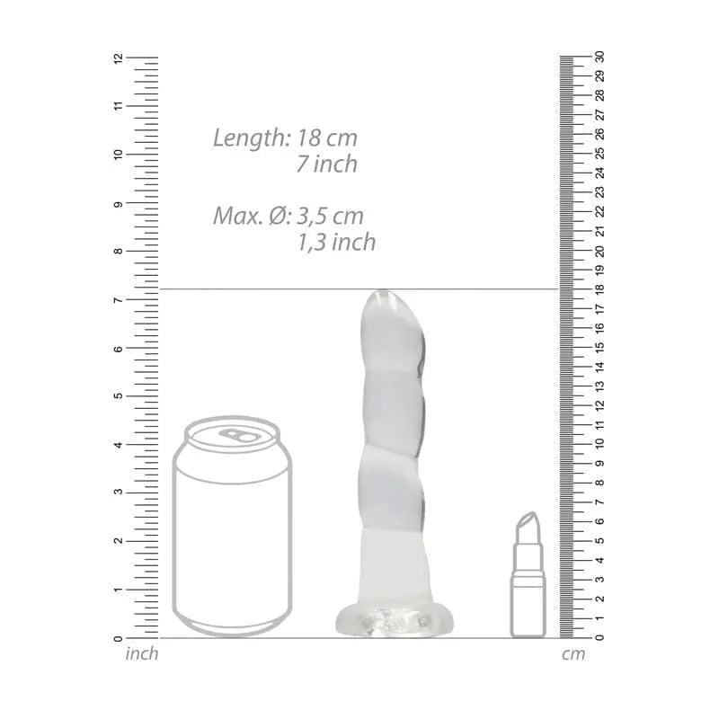 REALROCK Non Realistic Dildo With Suctio - Shots Toys Discreet Intimate Essentials.