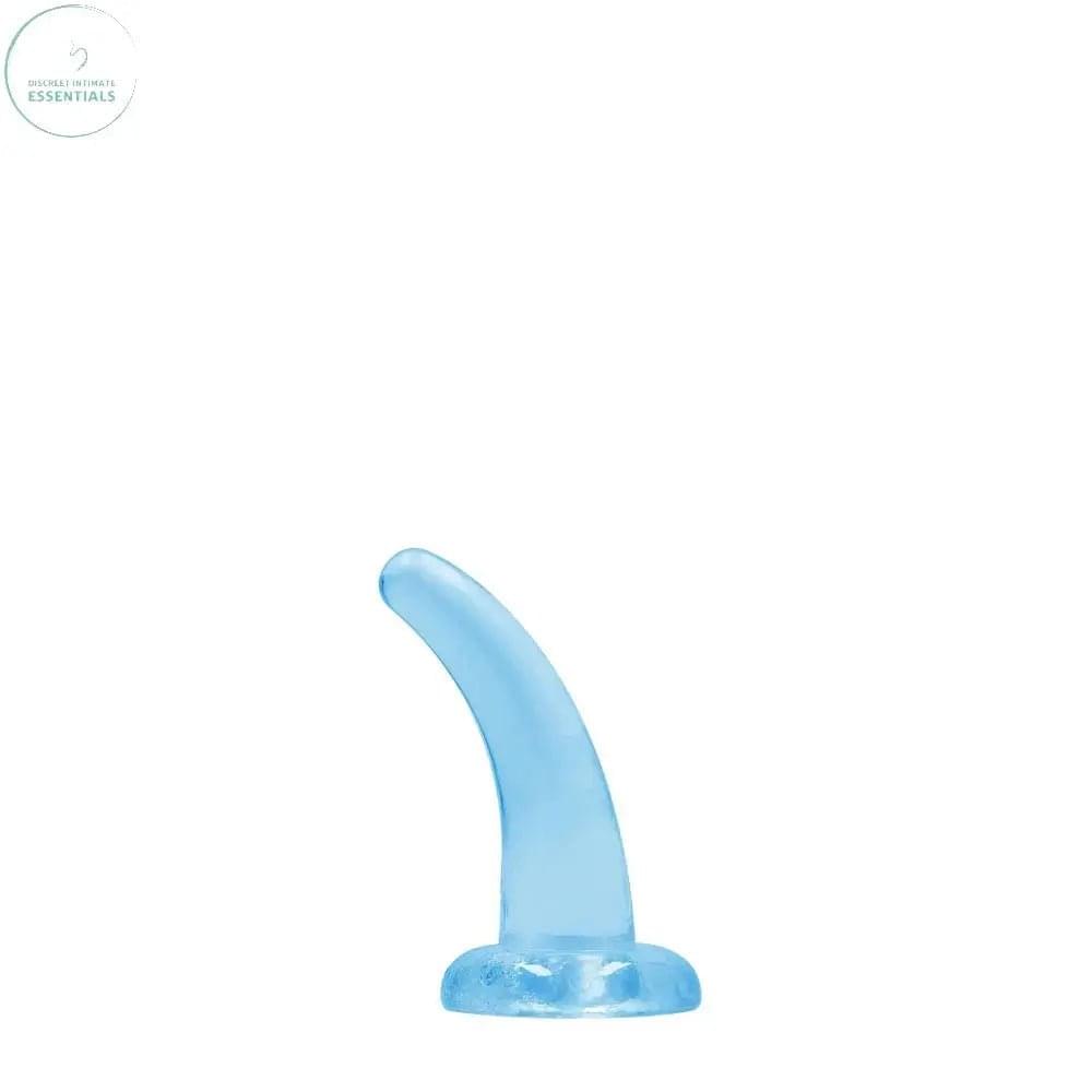 REALROCK Non Realistic Dildo With Suction Cup - 11.5 cm -  -  11.5 cm Curved Pegging Dong Shots Toys Discreet Intimate Essentials.