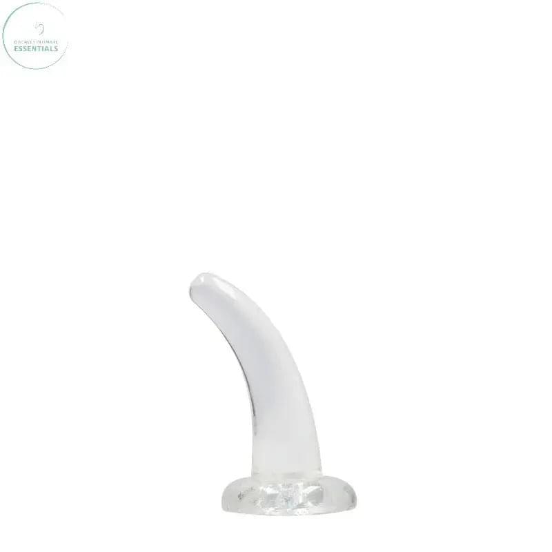 REALROCK Non Realistic Dildo With Suction Cup - 11.5 cm -  11.5 cm Curved Pegging Dong Shots Toys Discreet Intimate Essentials.