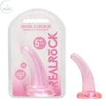 REALROCK Non Realistic Dildo With Suction Cup - 11.5 cm -  11.5 cm Curved Pegging Dong Shots Toys Discreet Intimate Essentials.