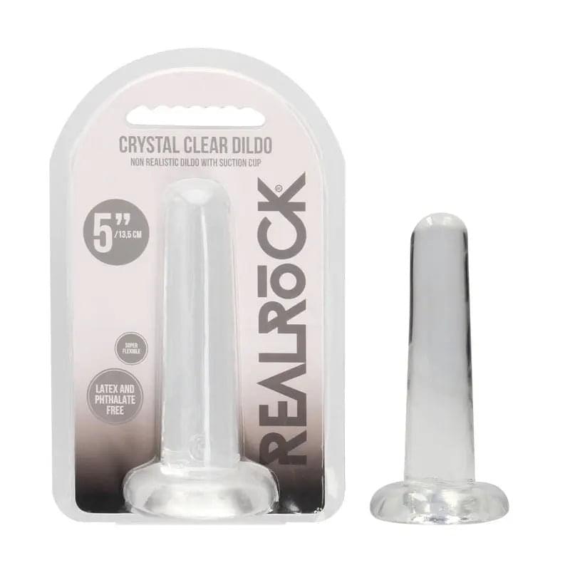 REALROCK Non Realistic Dildo With Suction Cup - 13.5 cm -  13.5 cm Dong Shots Toys Discreet Intimate Essentials.