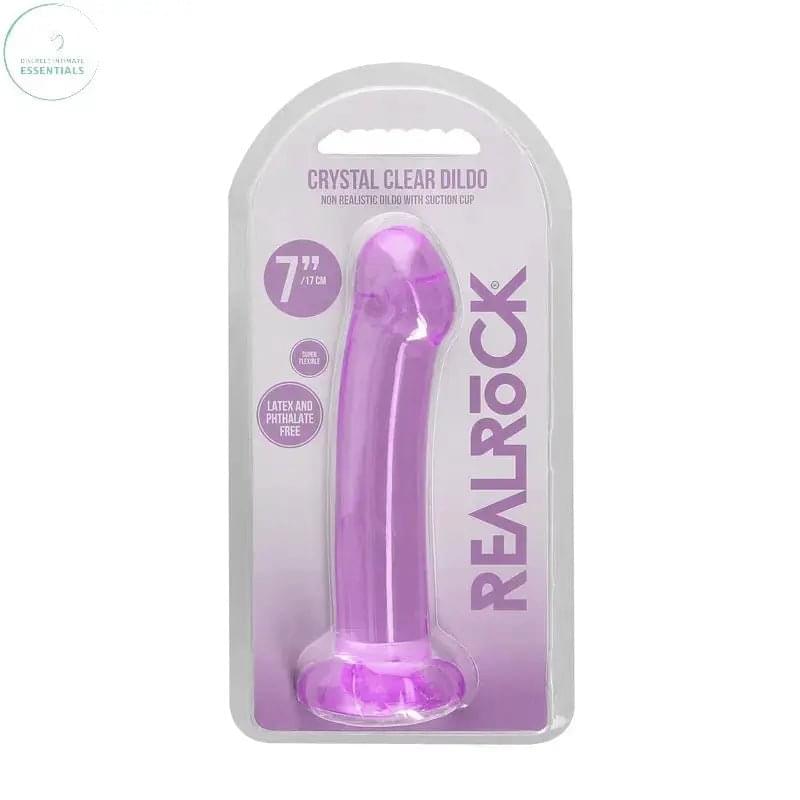 REALROCK Non Realistic Dildo With Suction Cup - 17 cm -  17 cm Dong Shots Toys Discreet Intimate Essentials.