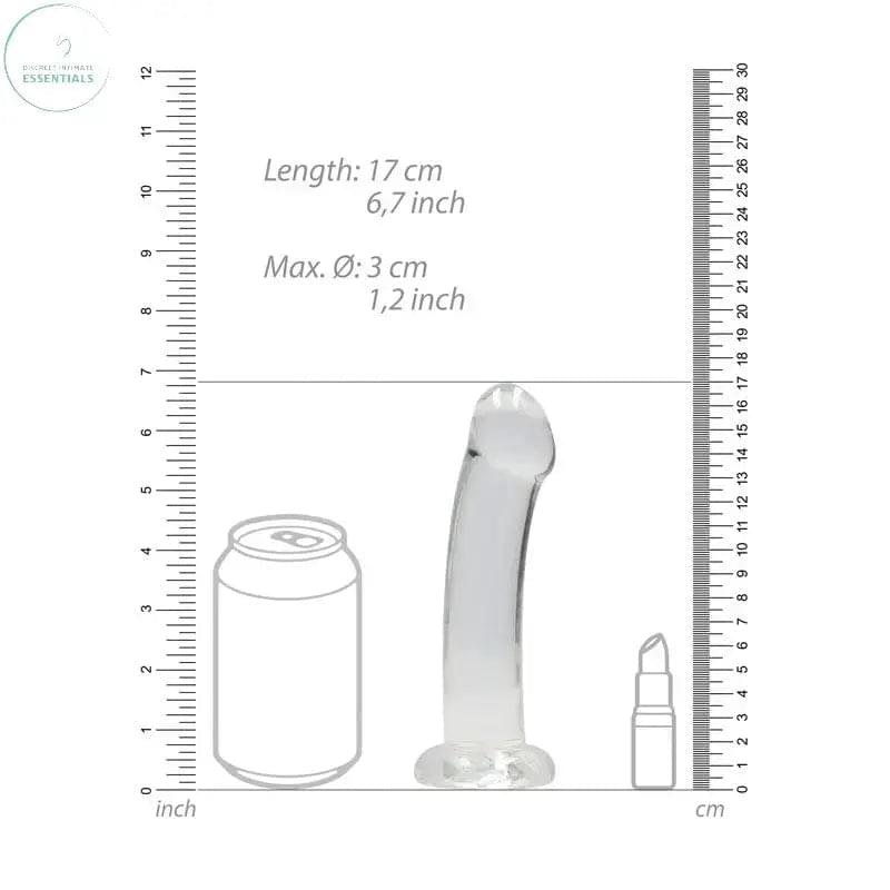 REALROCK Non Realistic Dildo With Suction Cup - 17 cm -  17 cm Dong Shots Toys Discreet Intimate Essentials.