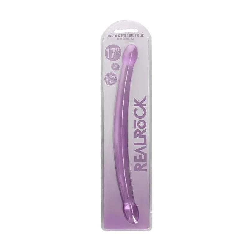REALROCK Non Realistic Double Dong 17'' -  42 cm Double Dong Shots Toys Discreet Intimate Essentials.