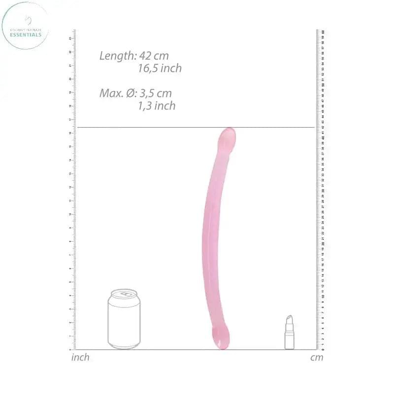 REALROCK Non Realistic Double Dong 17'' -  42 cm Double Dong Shots Toys Discreet Intimate Essentials.