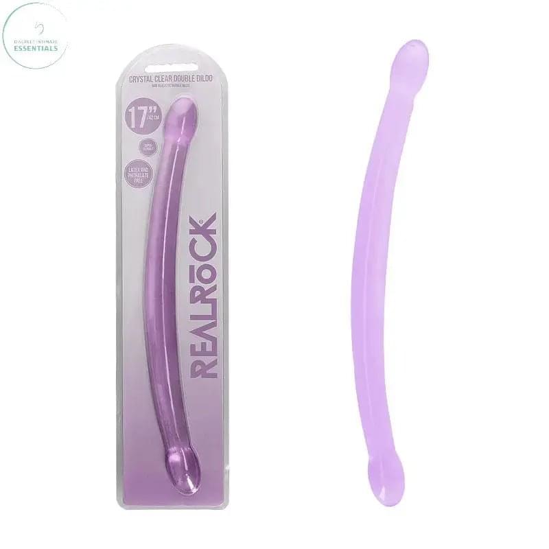 REALROCK Non Realistic Double Dong 17'' -  42 cm Double Dong Shots Toys Discreet Intimate Essentials.