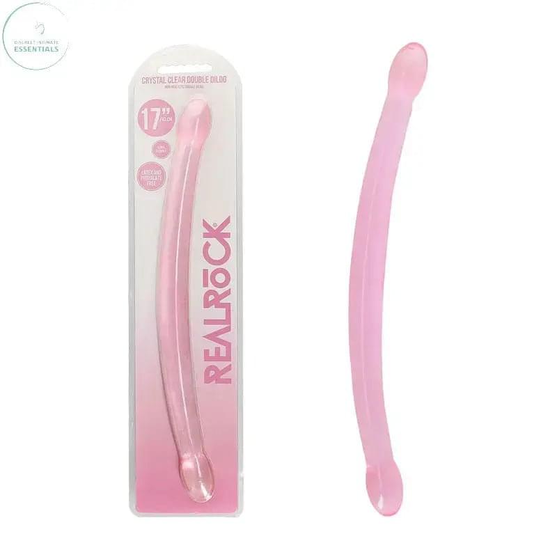 REALROCK Non Realistic Double Dong 17'' -  42 cm Double Dong Shots Toys Discreet Intimate Essentials.
