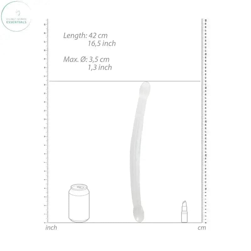 REALROCK Non Realistic Double Dong 17'' -  43 cm Double Dong Shots Toys Discreet Intimate Essentials.