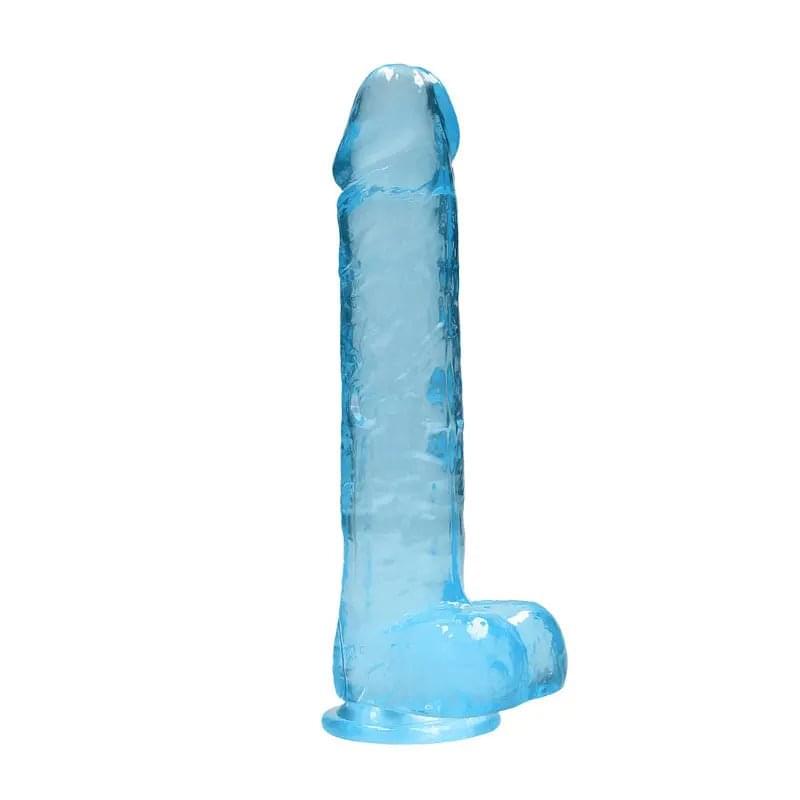REALROCK Realistic Dildo With Balls 9IN - Shots Toys Discreet Intimate Essentials.
