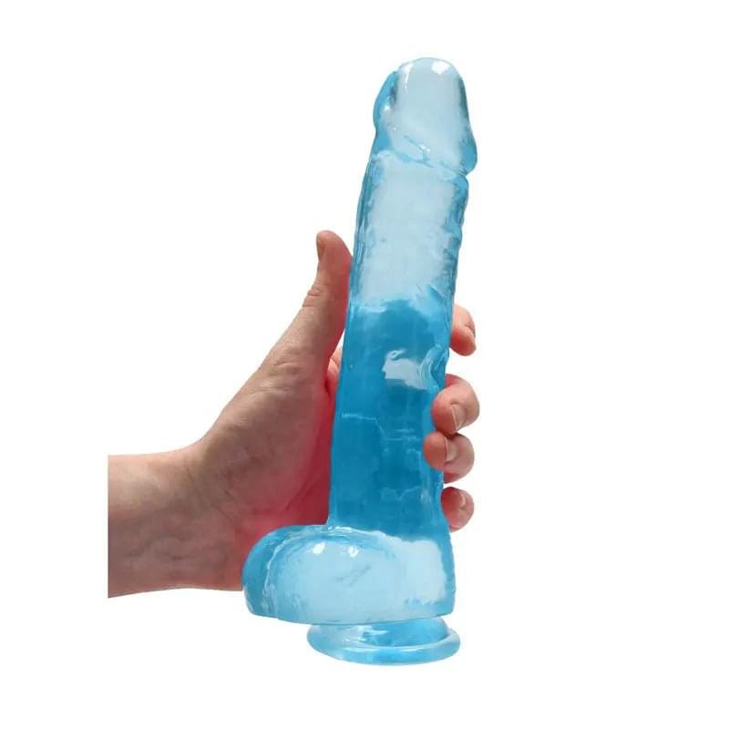 REALROCK Realistic Dildo With Balls 9IN - Shots Toys Discreet Intimate Essentials.