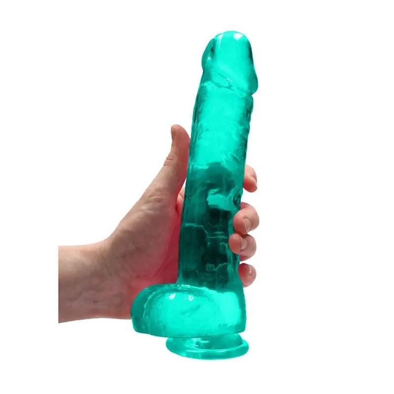 REALROCK Realistic Dildo With Balls 9IN - Shots Toys Discreet Intimate Essentials.