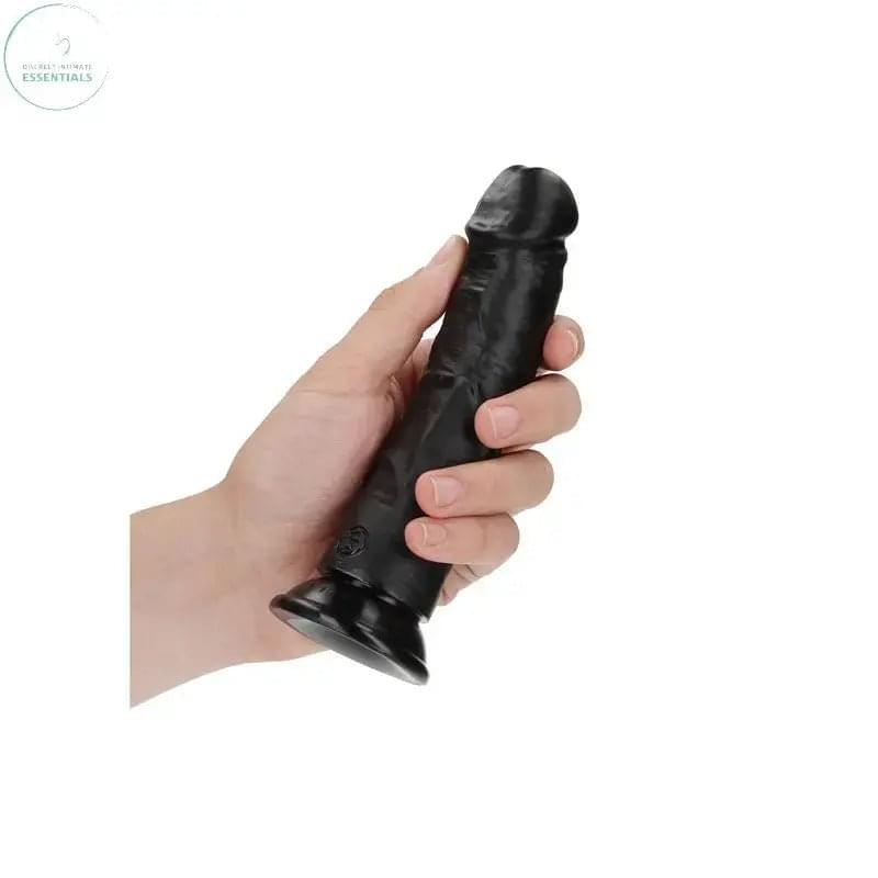 REALROCK Realistic Regular Curved Dildo with Suction Cup - 15.5 cm -  15.5 cm (6'') Dong Shots Toys Discreet Intimate Essentials.