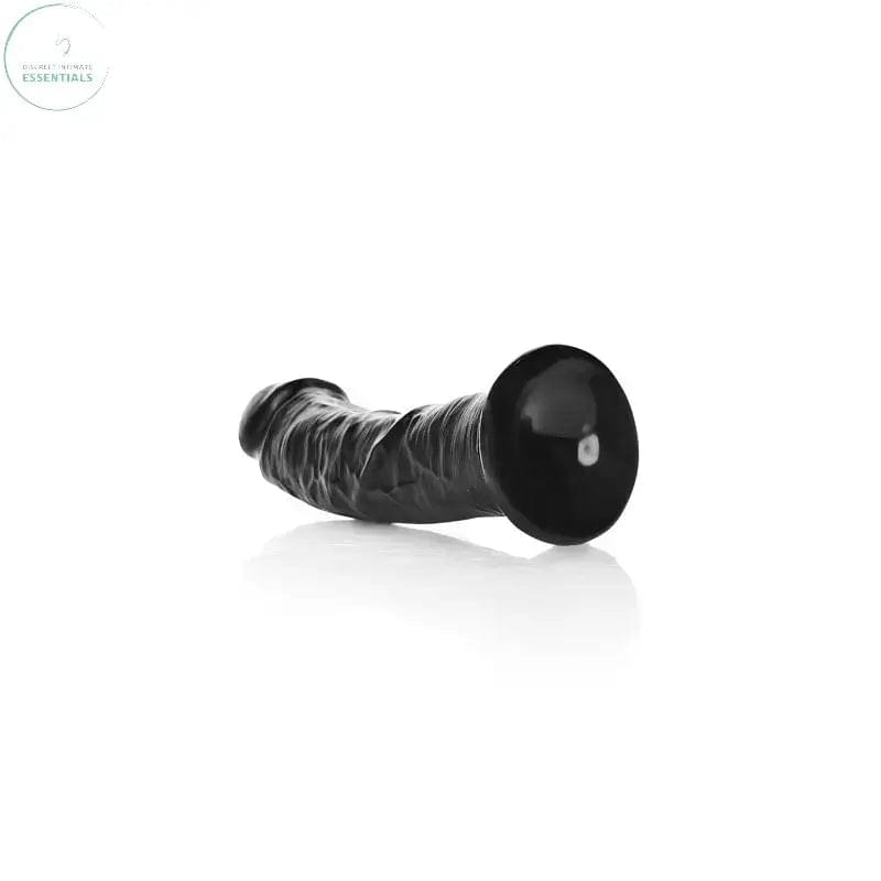 REALROCK Realistic Regular Curved Dildo with Suction Cup - 15.5 cm -  15.5 cm (6'') Dong Shots Toys Discreet Intimate Essentials.